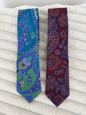 Ted Baker London Paisley Silk Neckties (2)